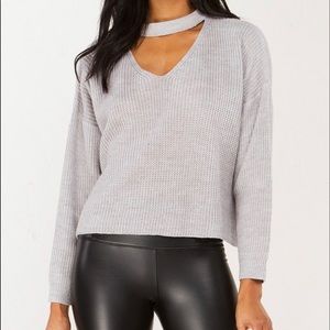 V neck sweater